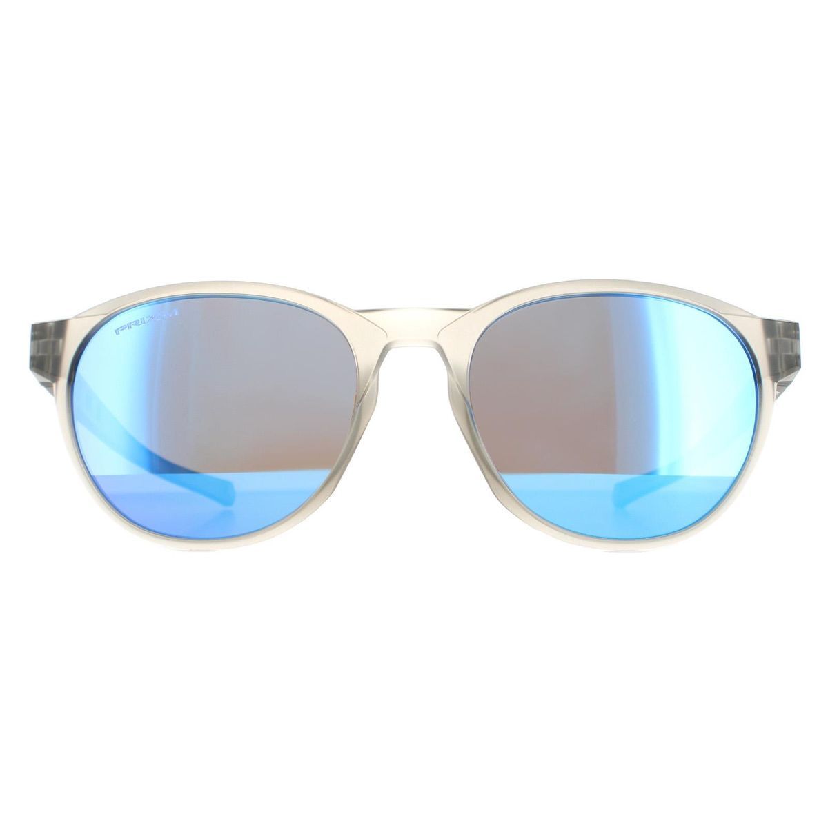 Runde Sonnenbrille mit blauen Spiegelgläsern