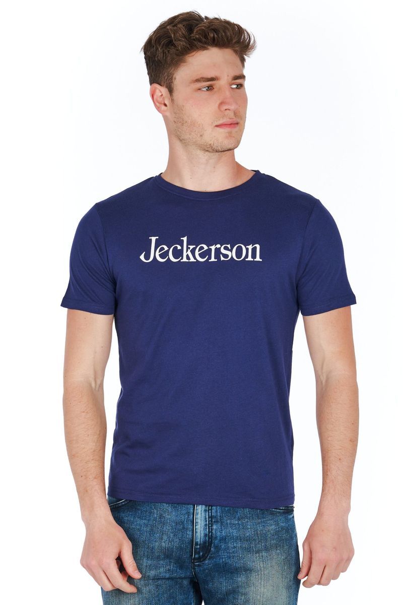 Klassisches Baumwoll-T-Shirt mit Logo-Print