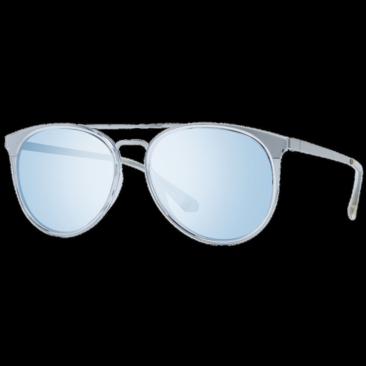 Unisex-Pilotenbrille mit blauen Gläsern