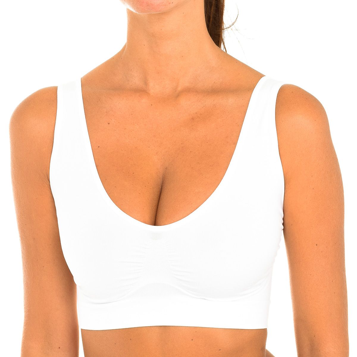 Nahtloses Push-Up-Bralette-Top