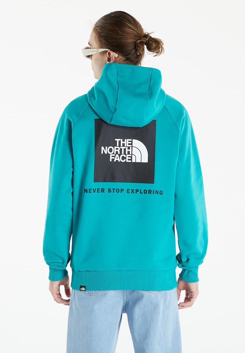 Raglan-Hoodie mit Rückenprint