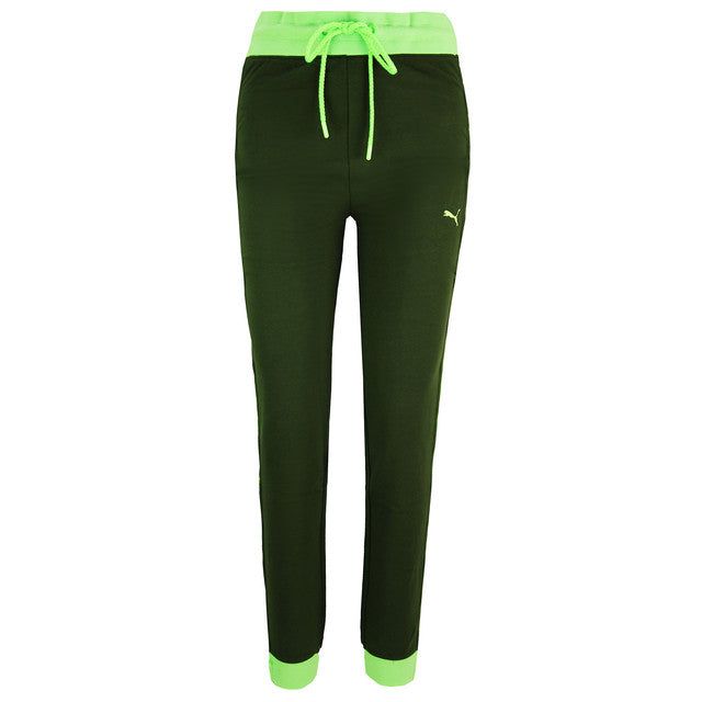 Grüne Damen Jogginghose mit Kordelzug