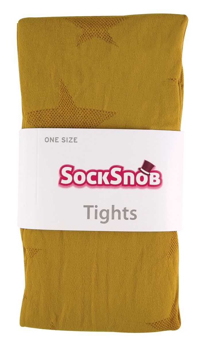 Blickdichte Strumpfhose mit Sternenmuster