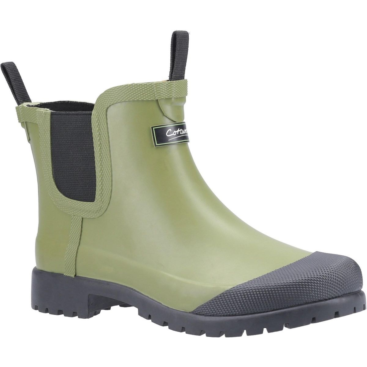 Klassische Chelsea Stiefelette aus Gummi