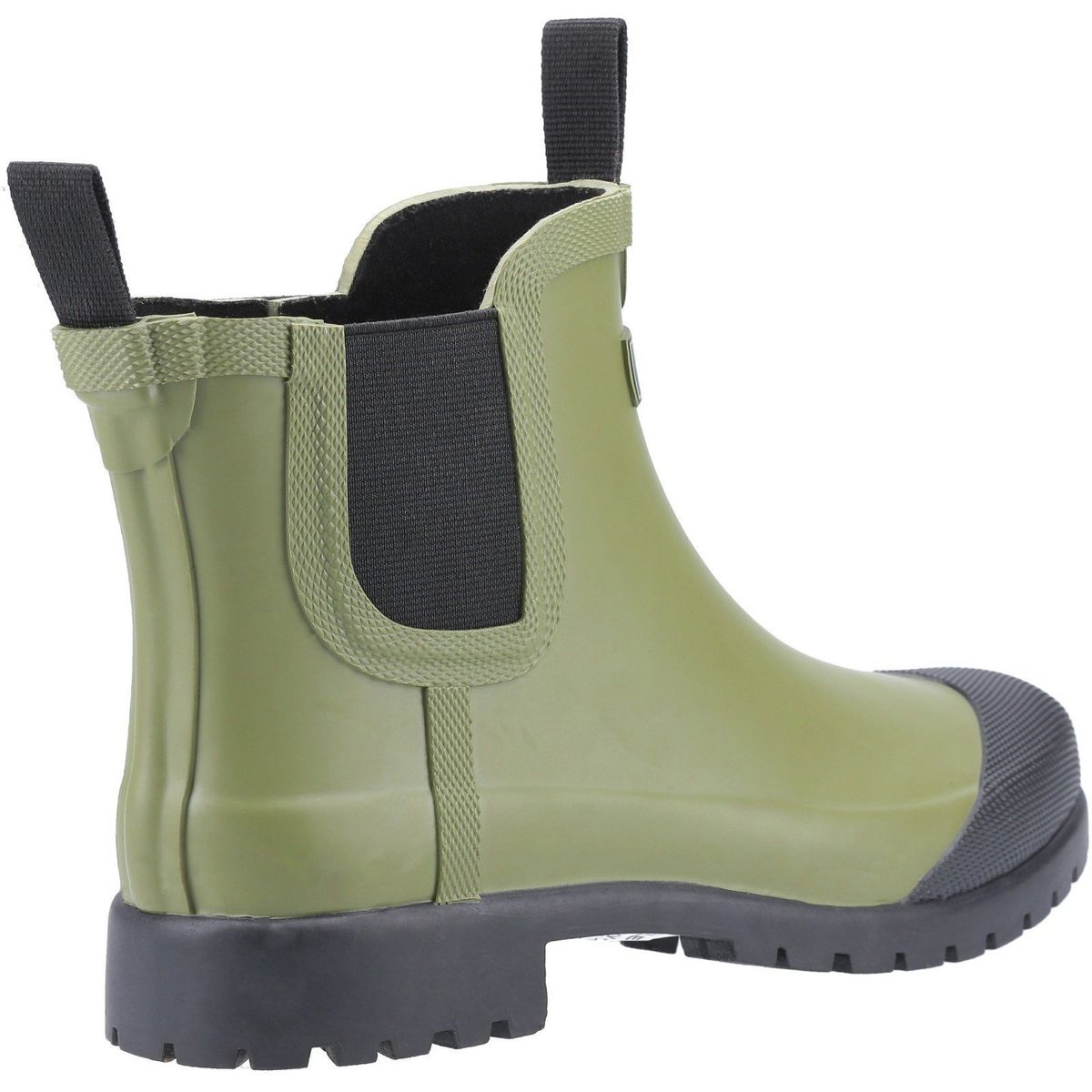 Klassische Chelsea Stiefelette aus Gummi