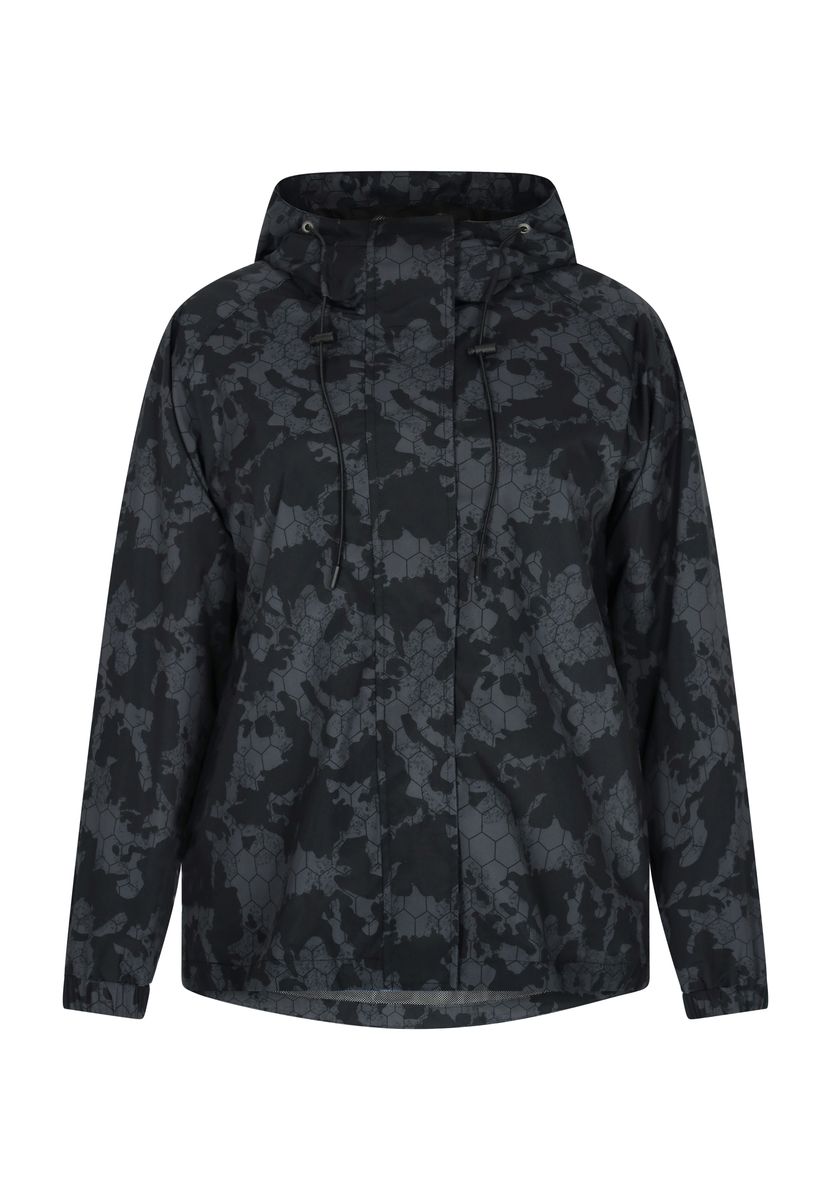 Übergroße Anorak Jacke für Damen, Camouflage