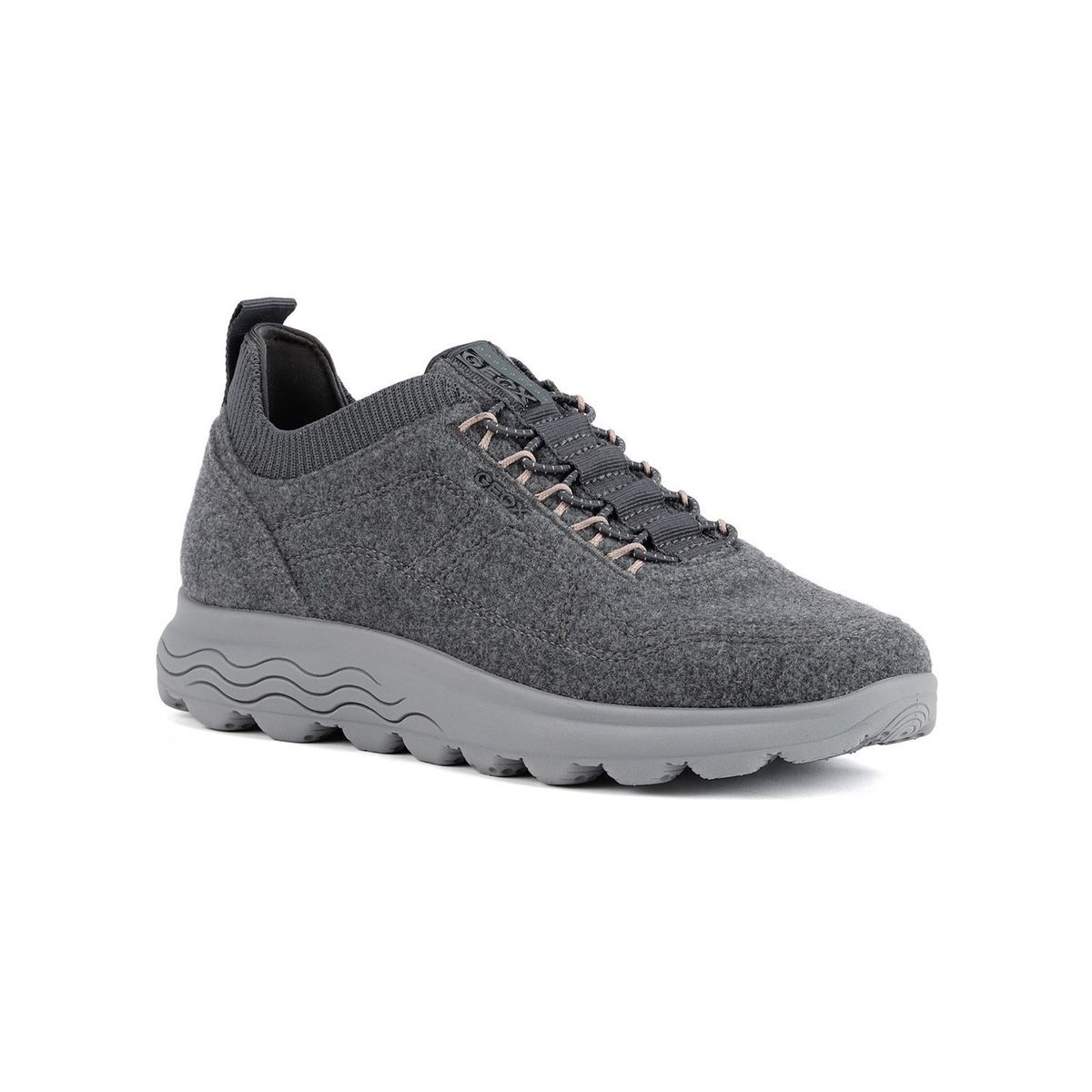 Geox D Spherica A Wollmischung Damen Anthrazit Sneaker
