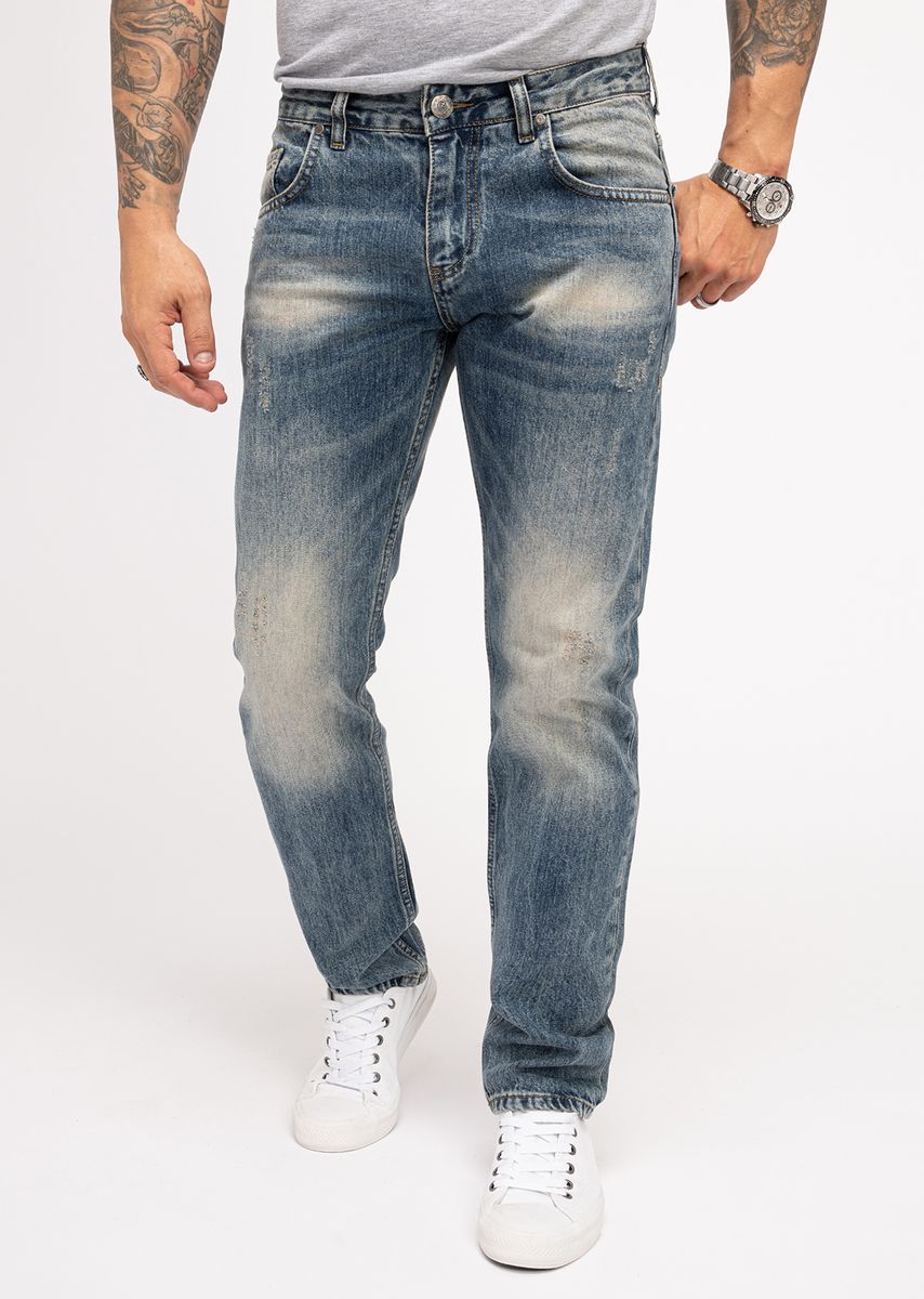 Bequeme blaue Jeans