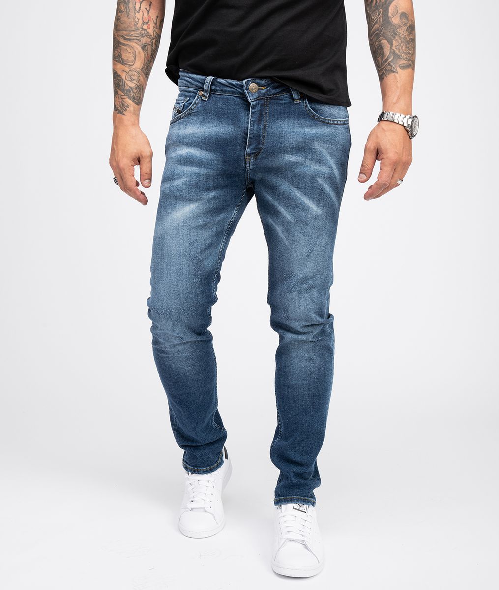 Bequeme blaue Jeans