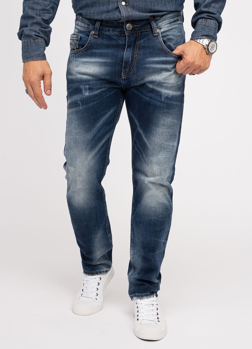 Bequeme blaue Jeans