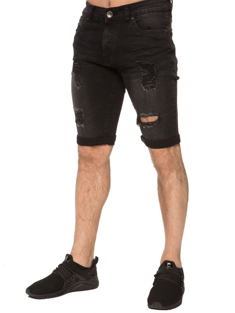 Distressed Jeansshorts