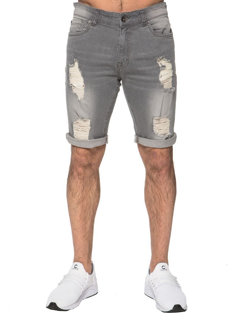 Distressed Jeansshorts