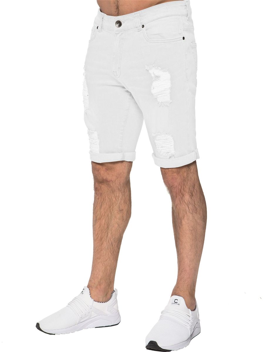 Distressed Jeansshorts