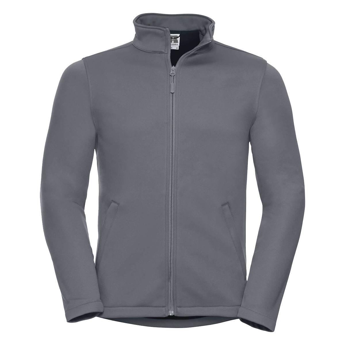 Smarte Herren-Softshelljacke mit durchgehendem Reißverschluss