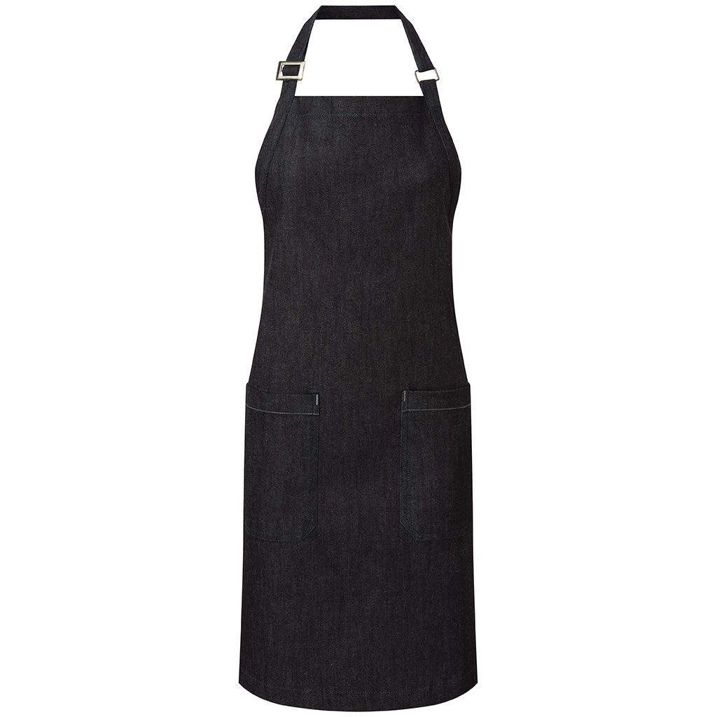 Latzschürze aus Bio-Denim mit Taschen