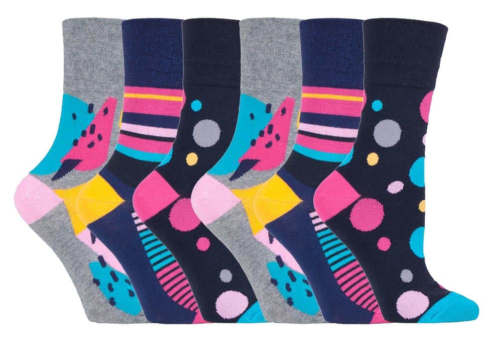 Gentle Grip - 6 Paar Damen Gentle Grip nicht elastische Socken - GG189
