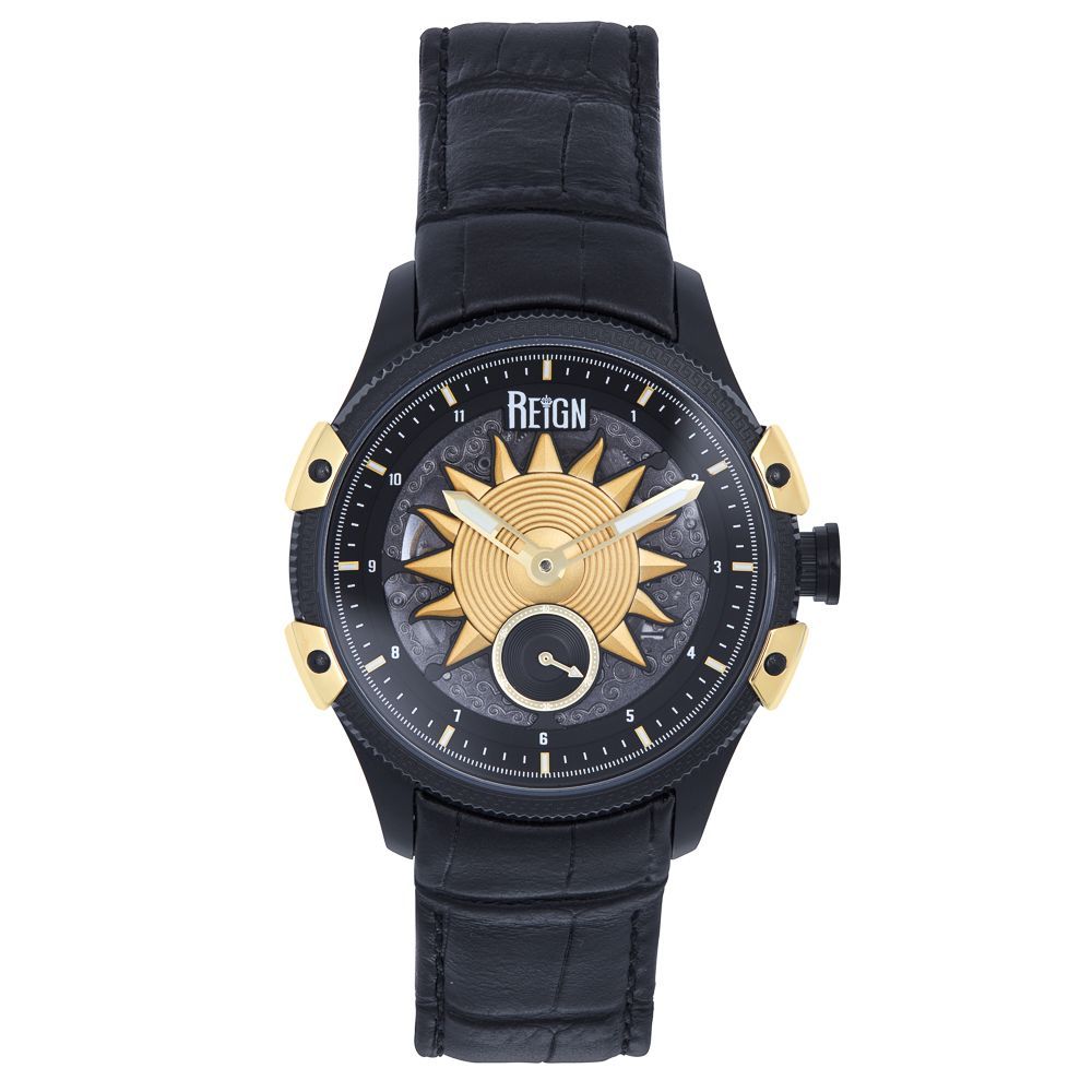 Automatische Herrenuhr mit Halbskelett