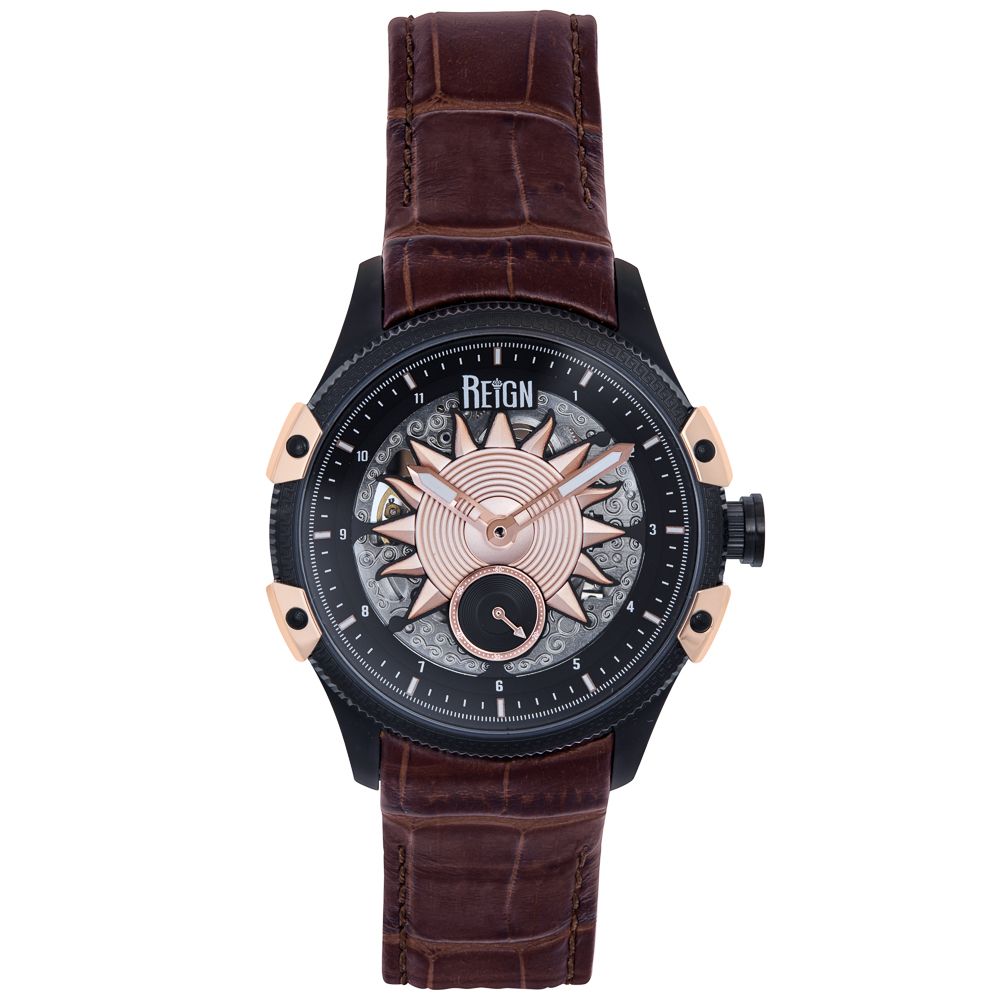Automatische Herrenuhr mit Halbskelett