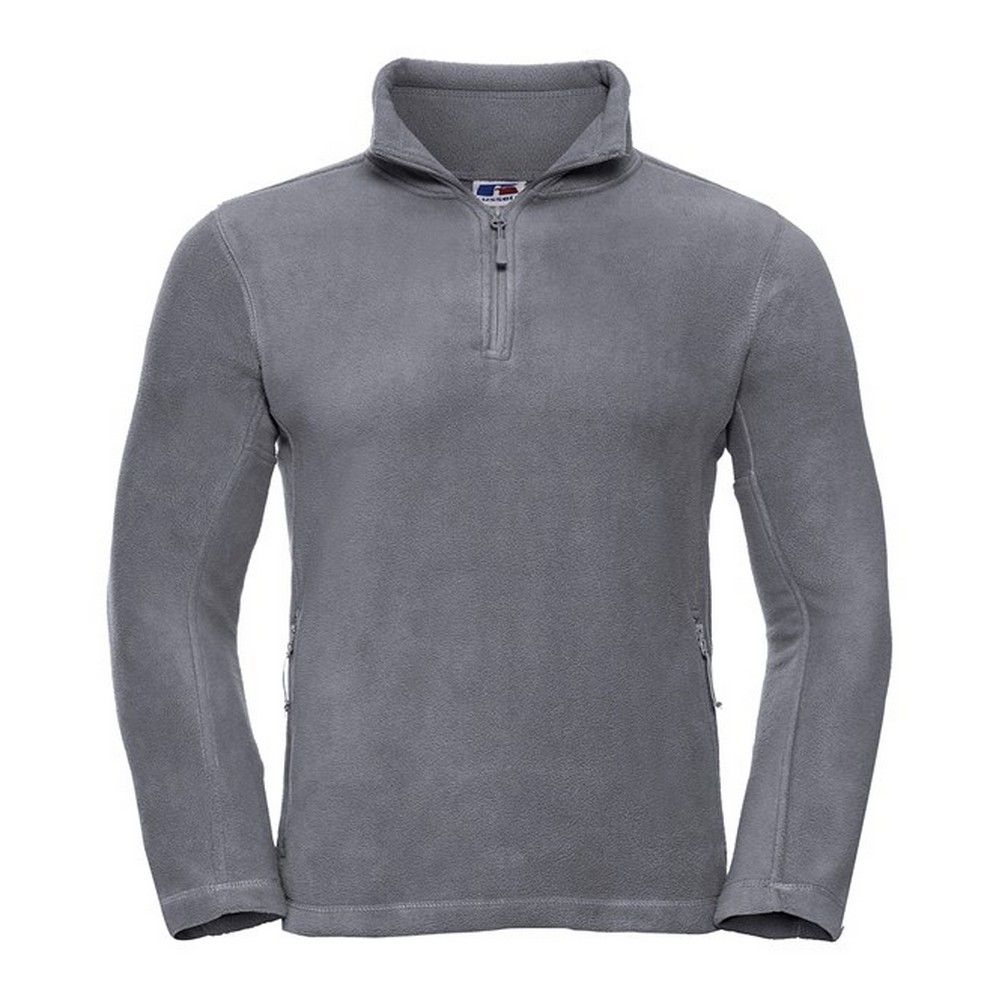 Herren Fleece-Pullover mit Reißverschlusskragen