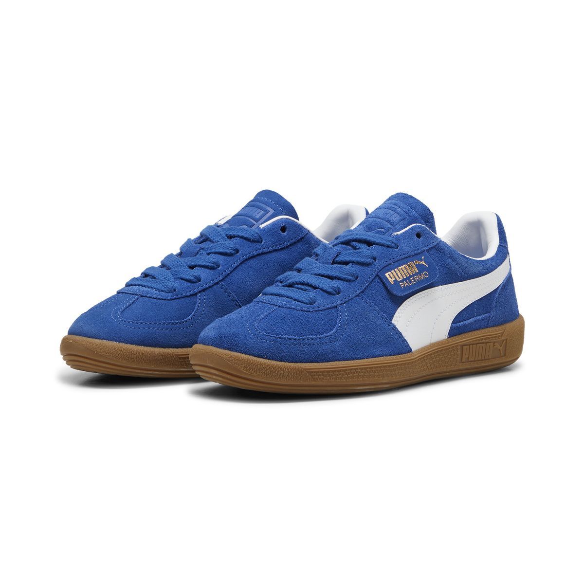 Blaue Wildleder Low-Profile Sneakers Palermo