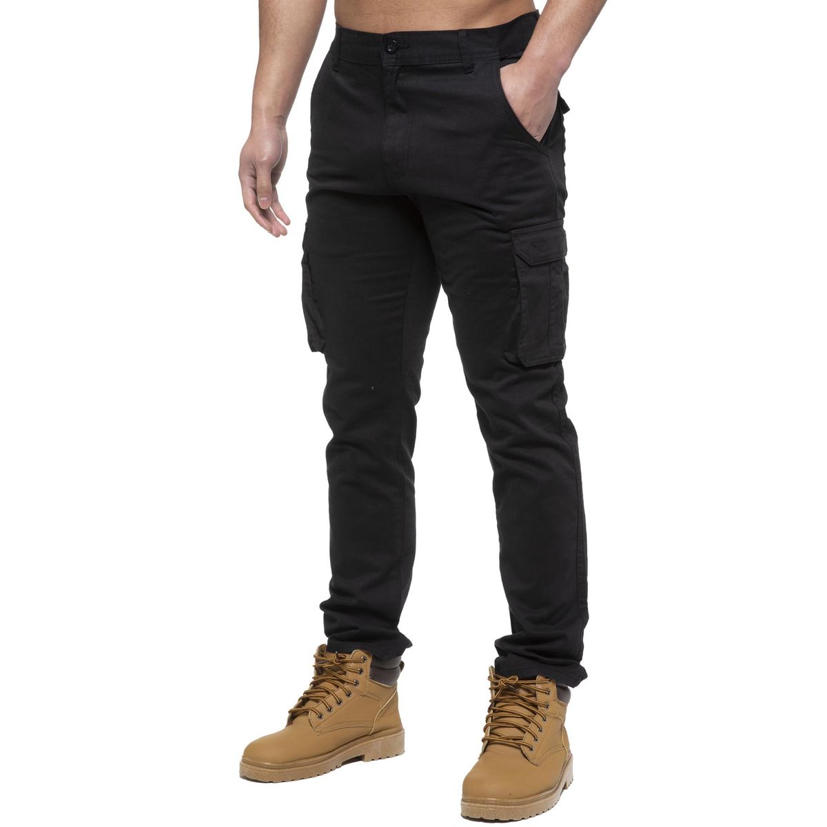 Herren Slim Fit Cargohose