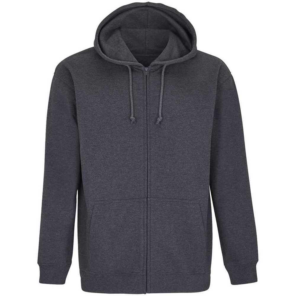 Unisex Fleece Hoodie mit durchgehendem Reißverschluss