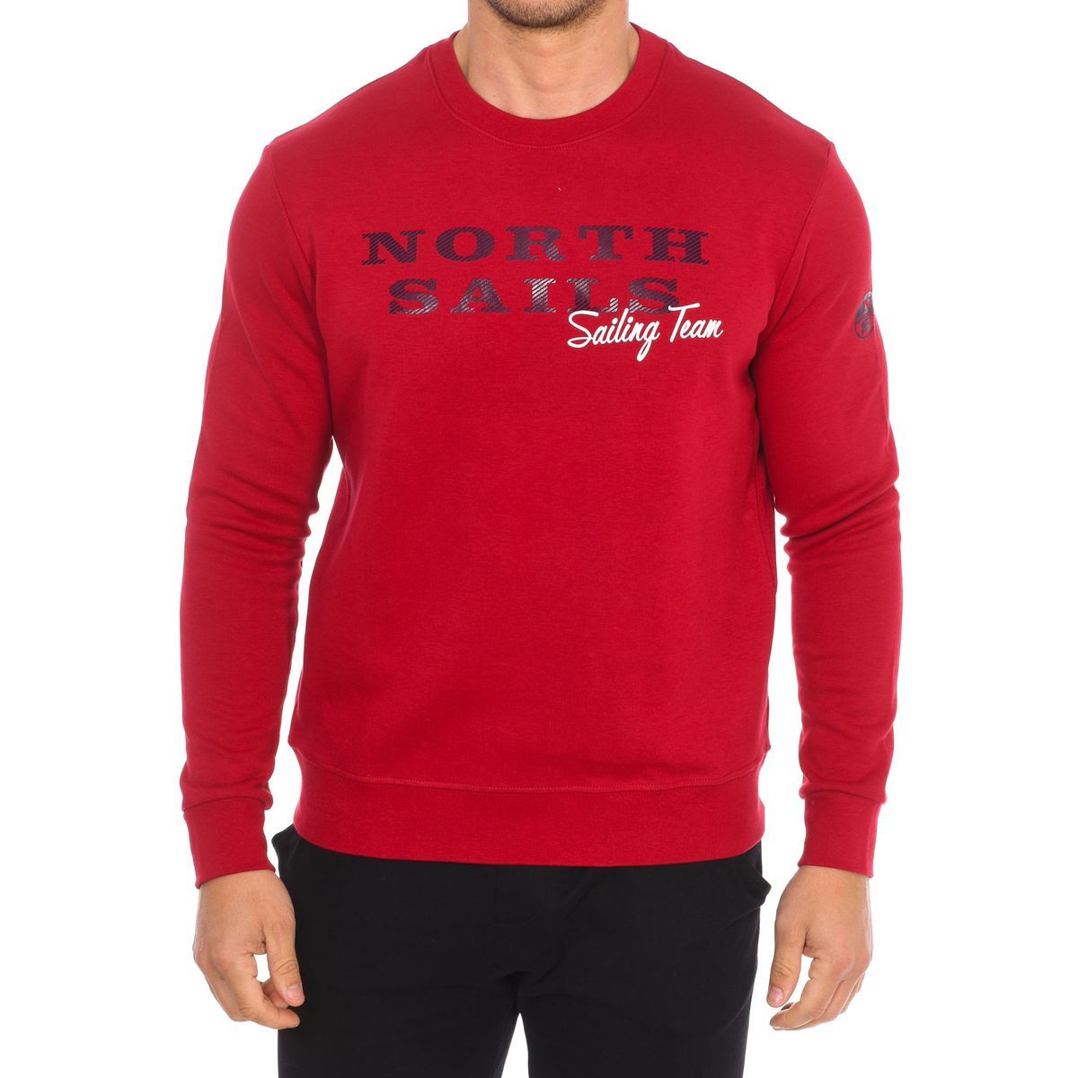 Herren Langarm Rundhals Sweatshirt