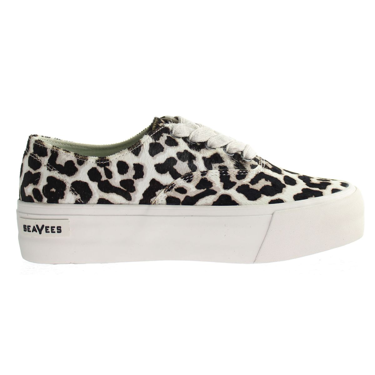 Plateau-Sneakers mit Leopardenmuster