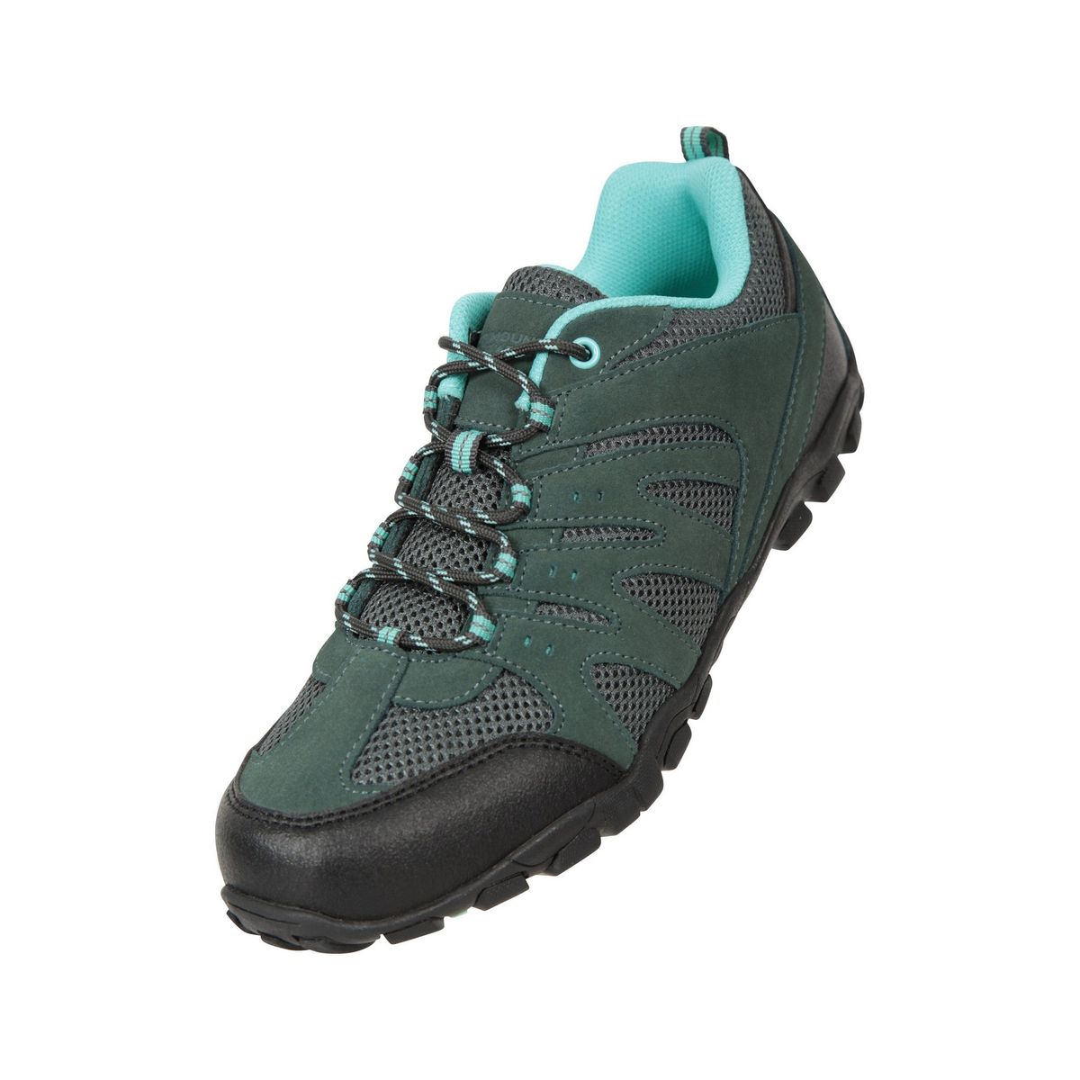 Mountain Warehouse Damen/Damen Outdoor II Wildleder Wanderschuhe (Dunkelgrau/Petrol)