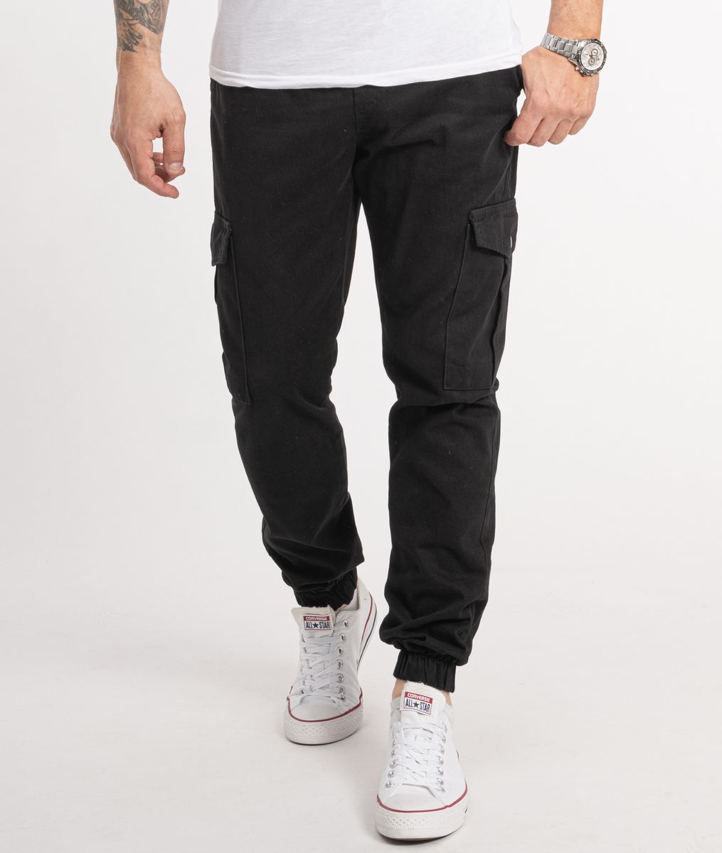 Herren Cargohose Casual Jogginghose