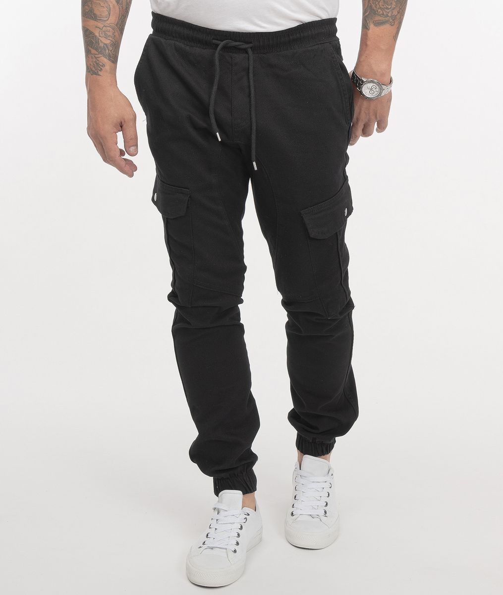 Herren Cargohose Casual Jogginghose