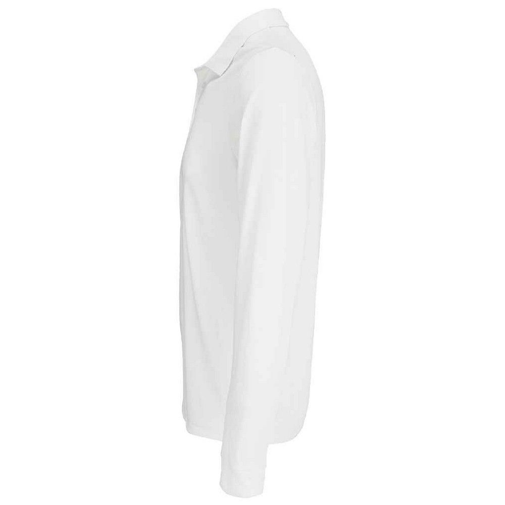 Langarm-Poloshirt aus Piqué