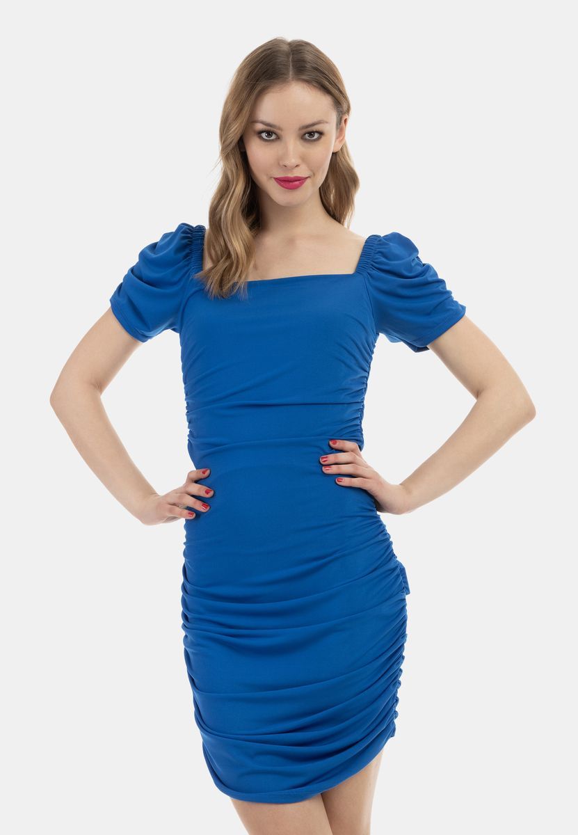 faina Mini robe à manches courtes