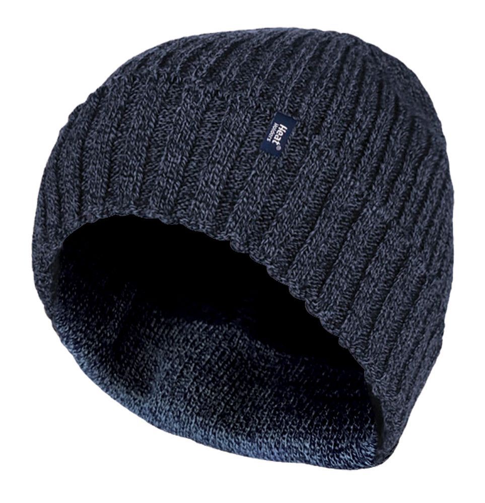 Herren Rippstrick Fleece Mütze