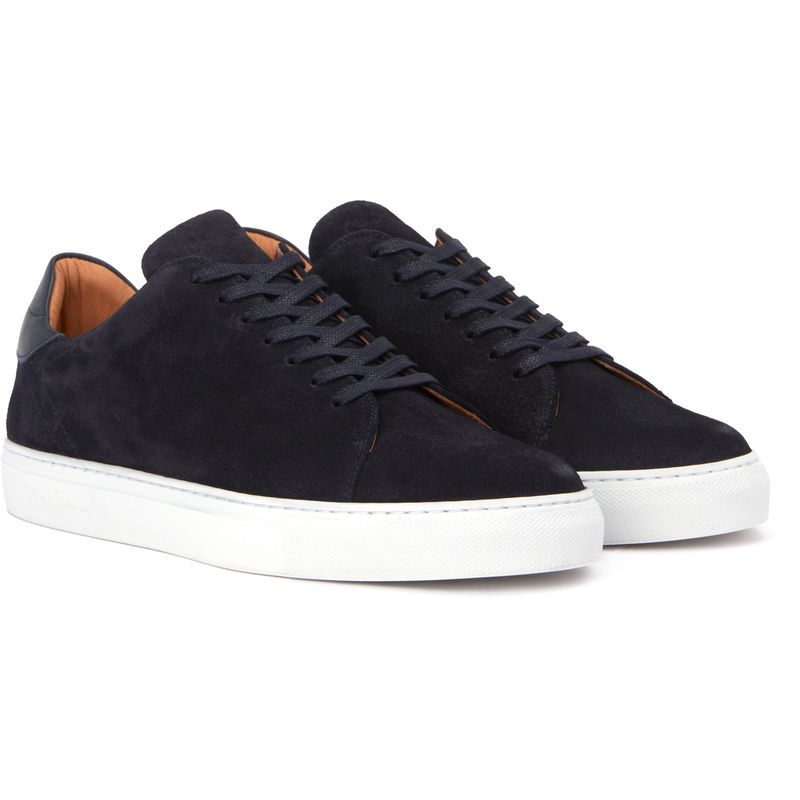 Minimalistische Low-Top Sneaker aus Wildleder