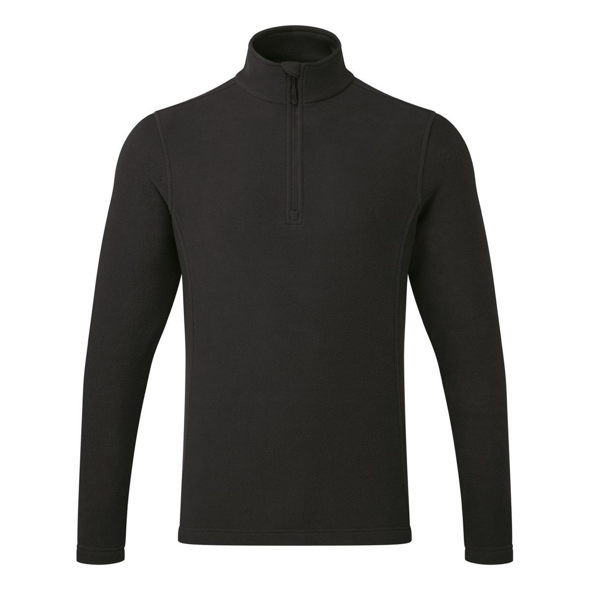 Microfleece-Pullover mit Viertelreißverschluss