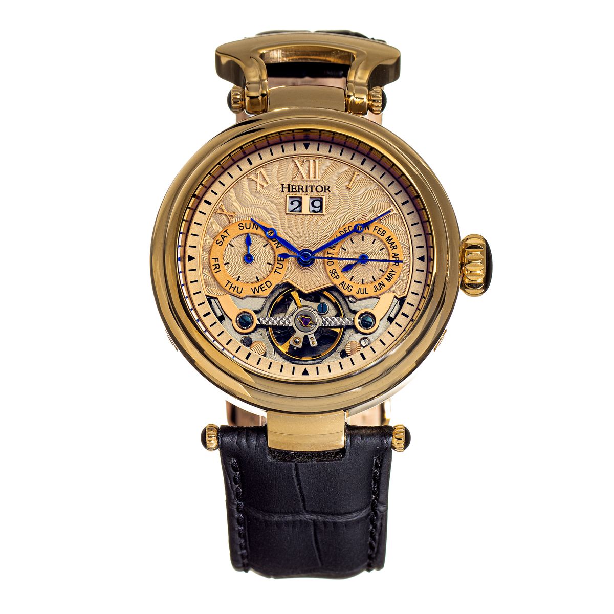 Ganzi Semi-Skelett Automatik Uhr