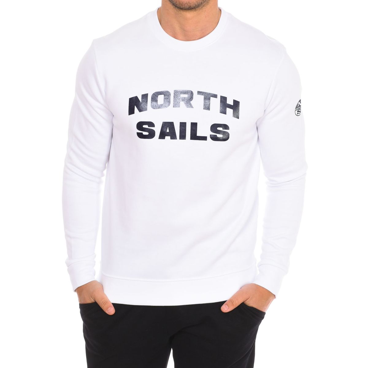 Modernes Sweatshirt mit Logo-Print und Rundhalsausschnitt