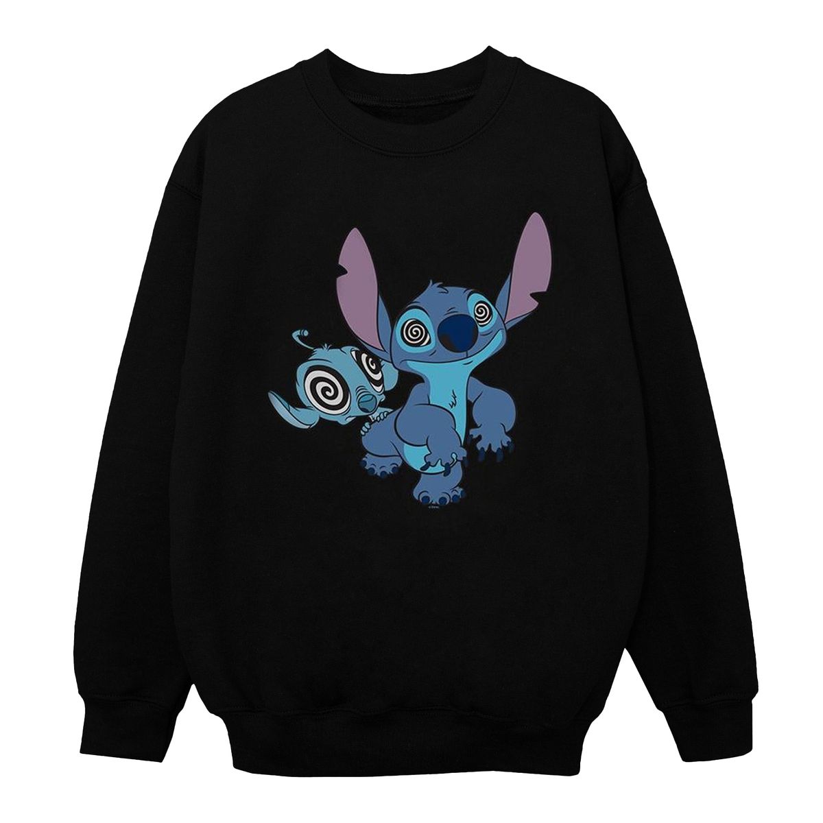 Pullover Sweatshirt mit Cartoon-Print