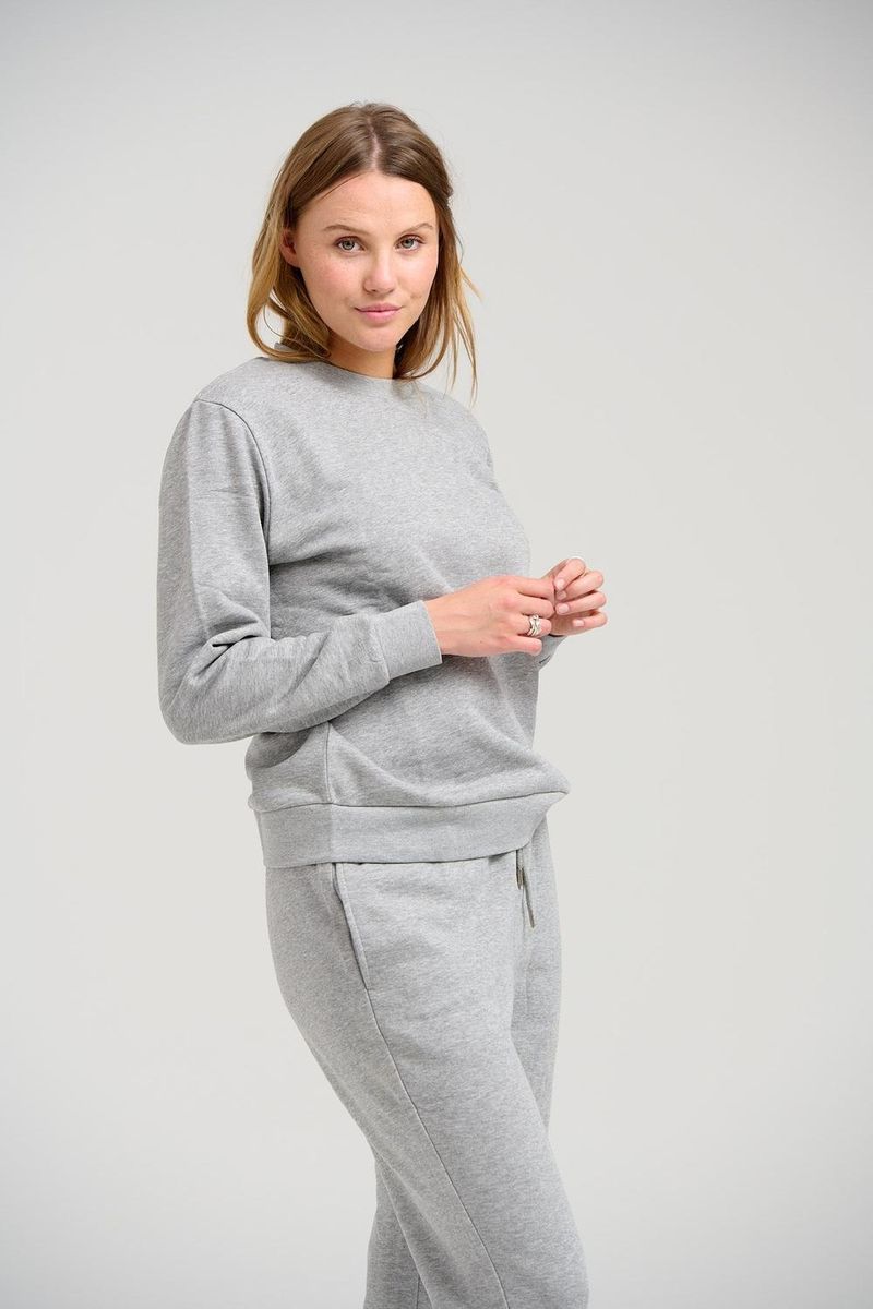 Klassisches Sweatshirt mit Rundhalsausschnitt