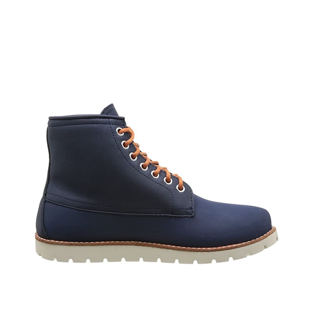 Klassischer marineblauer Schnürstiefel