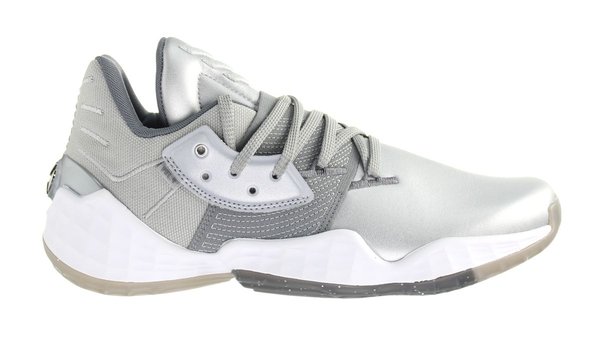 Elegante silberne Basketball-Performance-Sneakers