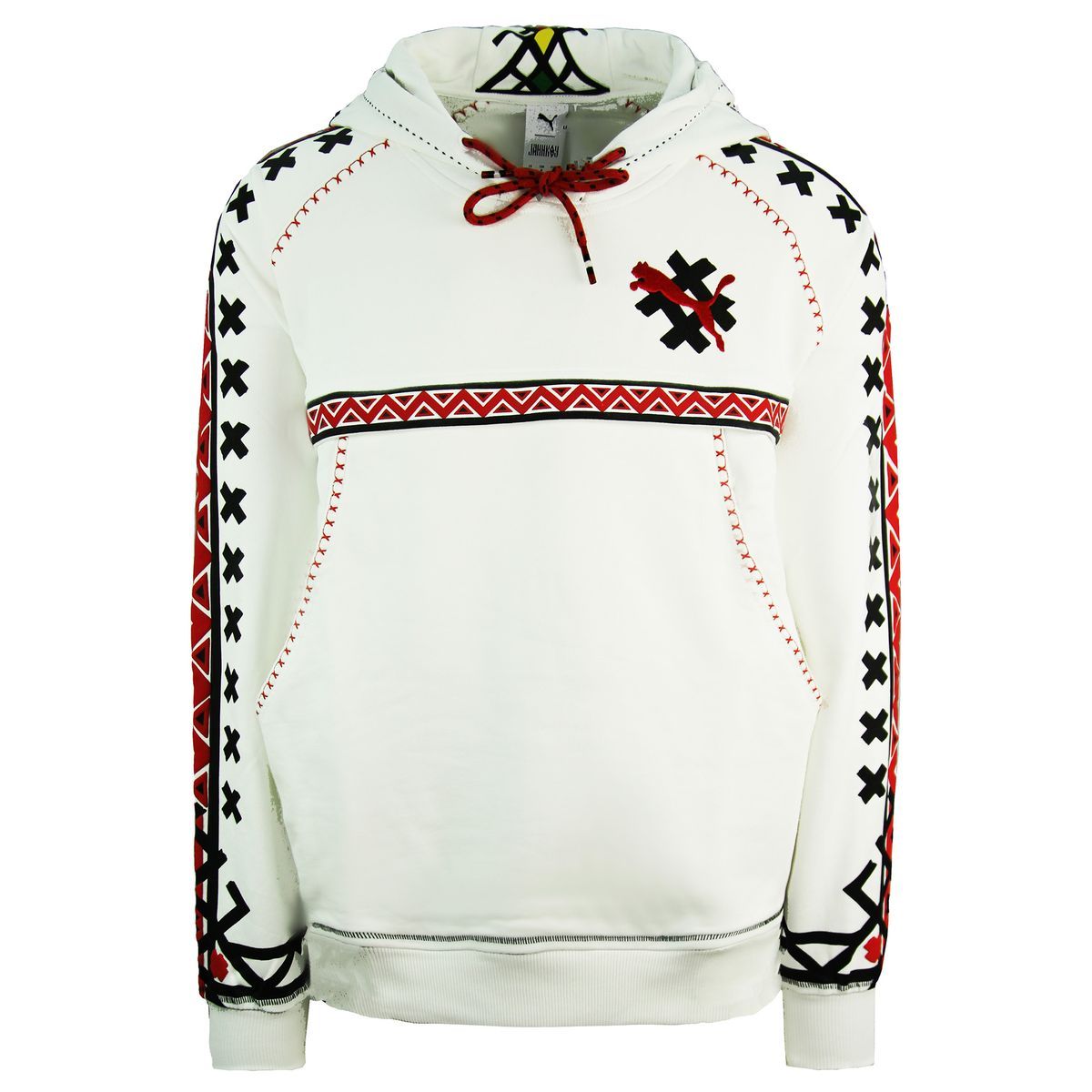 Langärmeliger Hoodie mit Grafikdruck