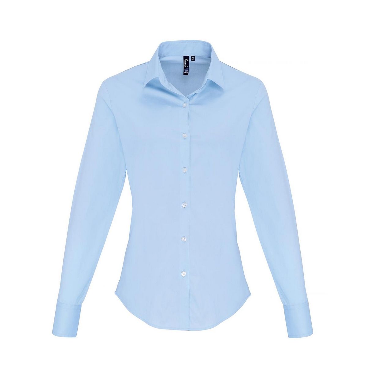 Premier - Hemd für Damen Langärmlig (Blassblau)