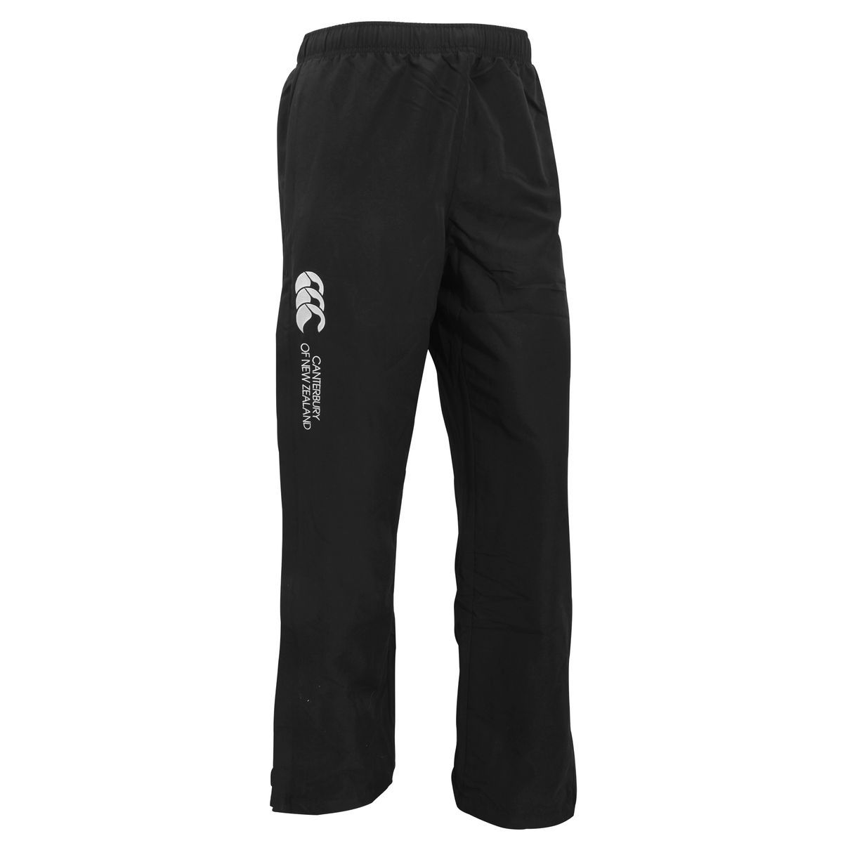 Schwarze, elastische Trainingshose für Herren