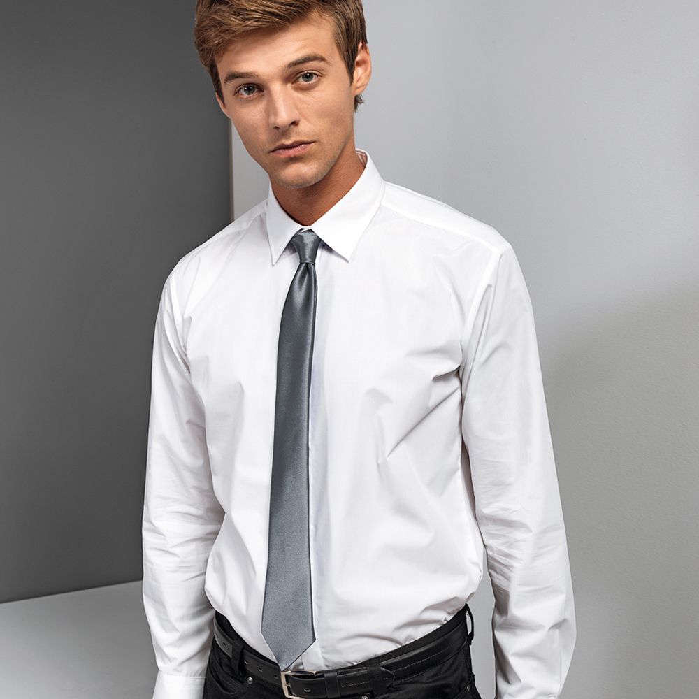 Elegante Satin-Clip-Krawatte