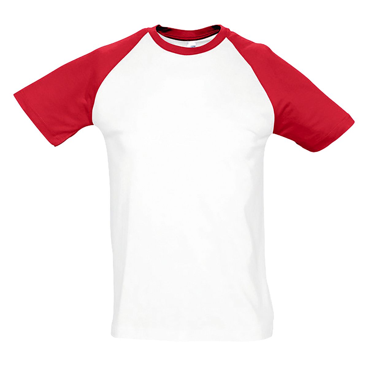 Zweifarbigen Raglan-Ärmel T-Shirt