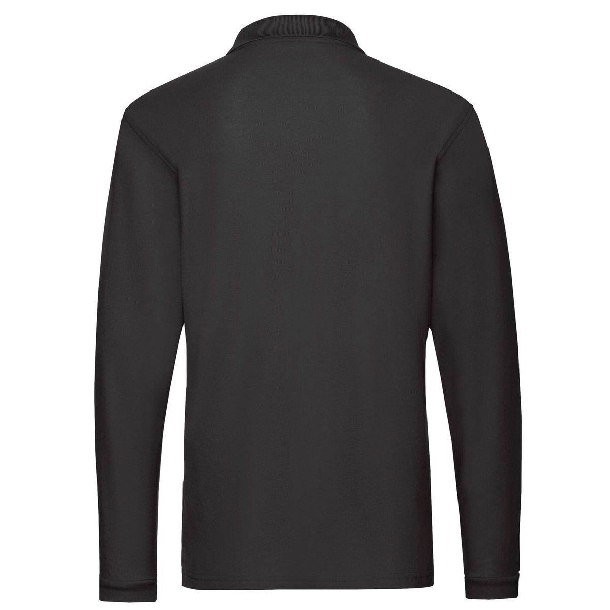 Langärmliges Piqué-Poloshirt in Premium-Qualität