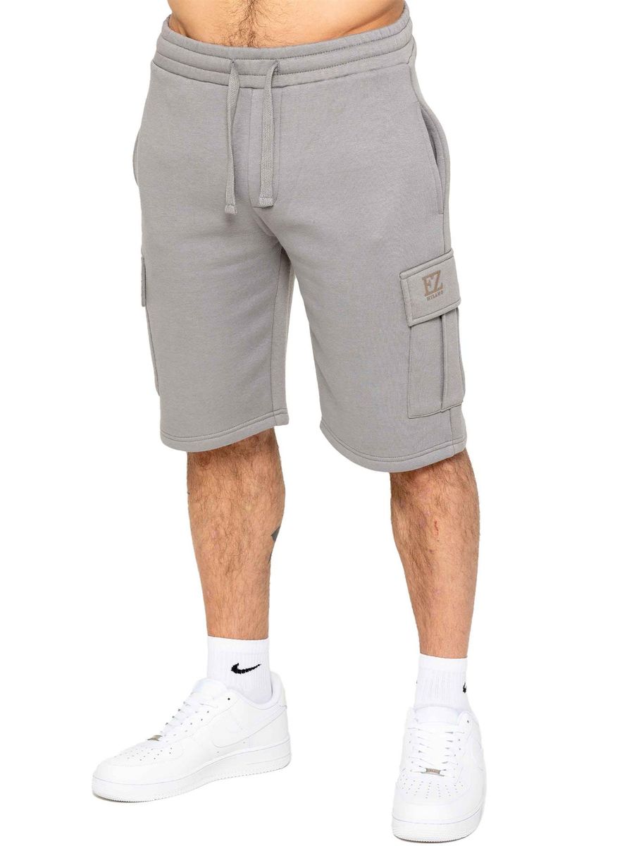 Herren Fleece Cargo Shorts
