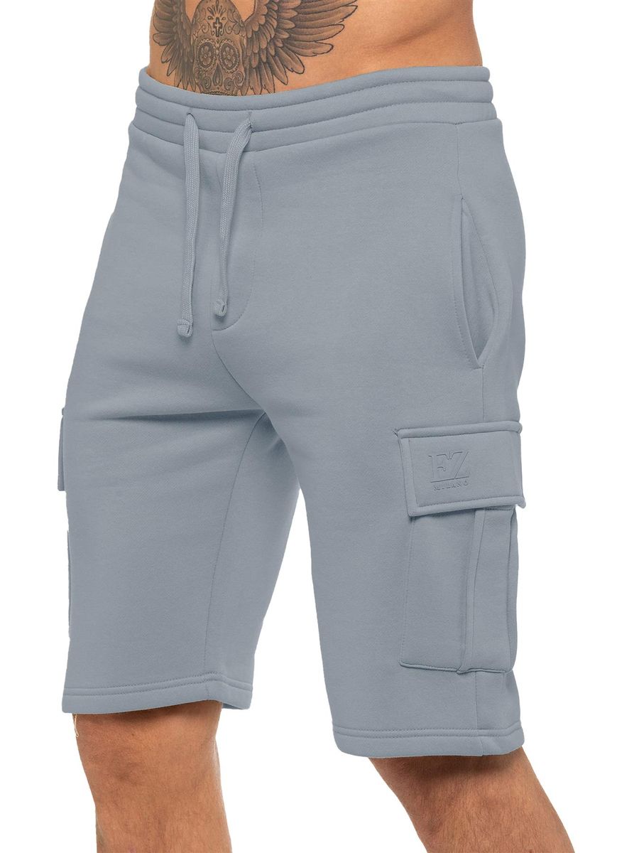 Herren Fleece Cargo Shorts